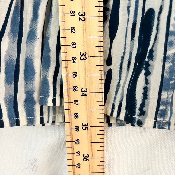 Anthropologie “Behati” Mini Dress Boho Shibori Tie-Dye Metallic Embroidery Small - Picture 12 of 16